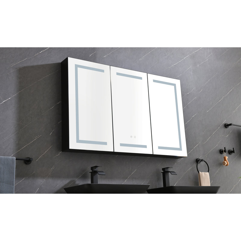 Armoire à pharmacie à miroir 48 "avec lumières DEL X30"