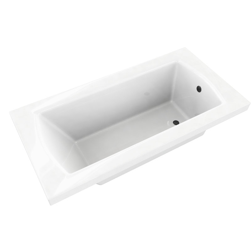 Signature 60'' x 36'' Soaking Acrylic Bathtub, White