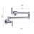 Wall Mounted Kitchen Pot Filler Faucet, Folding Feature, 360 Rotation, Brass Made, , Double Handles For Accurate And Stable Water Flow Control, Corrosion-1180200872