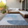 Washable Geometric Indoor / Outdoor Rug
