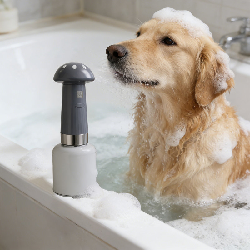 Machine à shampooing automatique pour animaux, gris, Gris