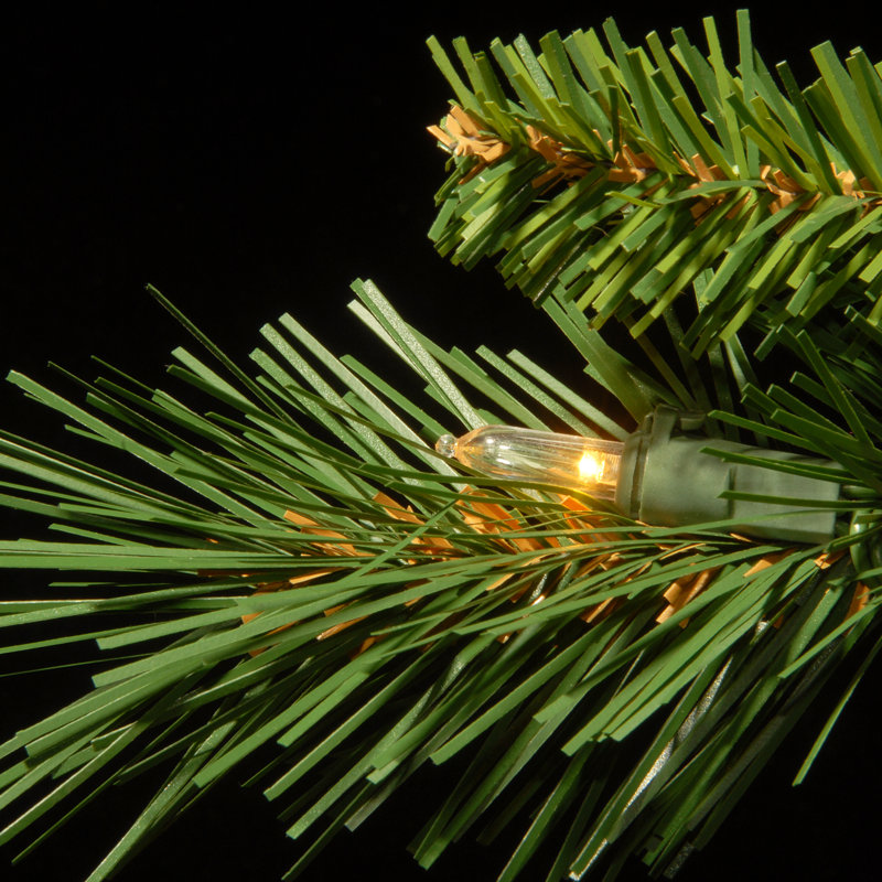 Tiffany Slim 10' Green Fir Artificial Christmas Tree with 800 Clear Lights with Stand, 6.5'