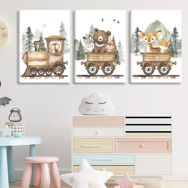 3 Piece Wrapped Canvas Print