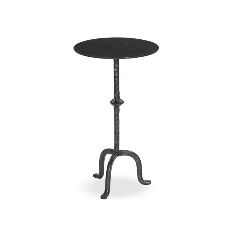 Jocelyn End Table, Raw Black