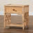 Carthers 19.7'' Tall 1 - Drawer Rattan Nightstand in Natural Brown