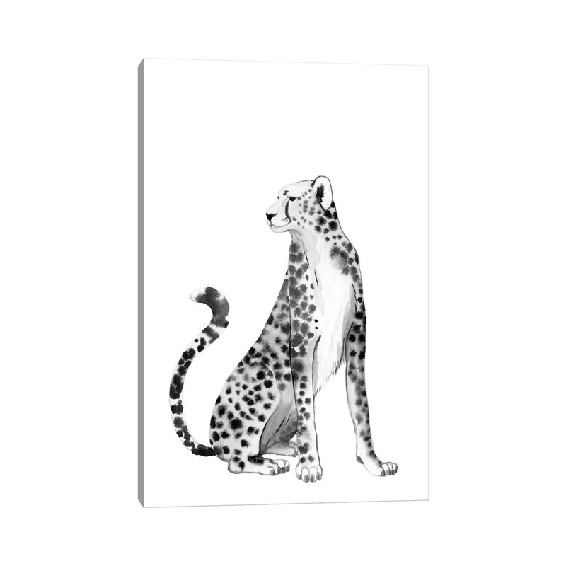 Chrome Cheetah II by Grace Popp - Wrapped Canvas Gallery-Wrapped Canvas Giclée, 20.32 cm H x 30.48 cm W