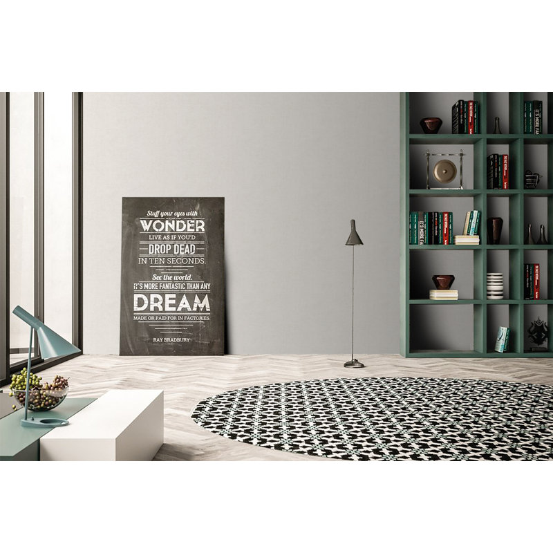 Rouleau de papier peint Mihalis, Blanc, L 33 pi x l 21 po