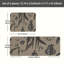 Ensemble de 2 tapis de cuisine agrumes et floraux