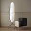 Miroirs ovales en acier inoxydable