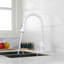 Robinet de cuisine avec douchette extractible noir mat-63682698