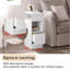 Alok 30cm W Manufactured Wood Bedside Table