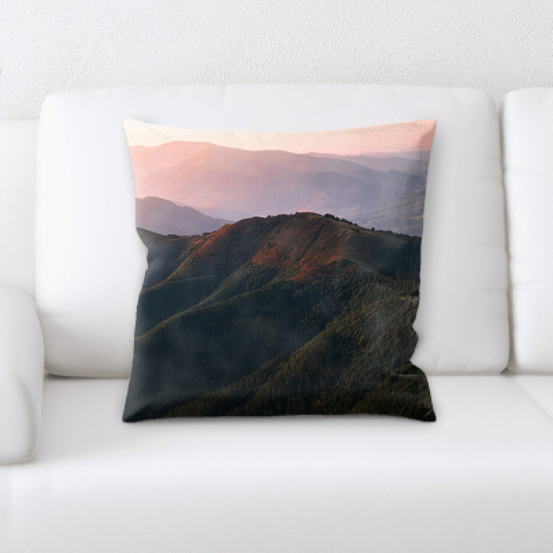 Coussin décoratif paysage