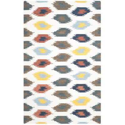 Selsey Abstract Wool Hand Woven Area Rug
