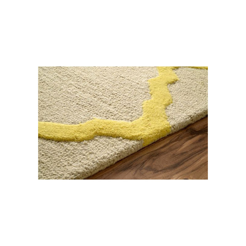 Tapis marocain Tadlock Sunshine, Rectangle 3'6" x 5'6"