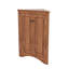 Armoire de coin triangulaire avec tablettes personnalisables et portes chics-118743575