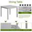 Table carrée en bois