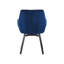 Velvet Upholstered Metal Armchair in Green-377149481