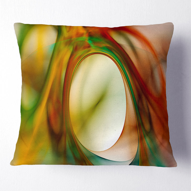 Abstract Throw Pillow, 18" x 18", Throw Pillow