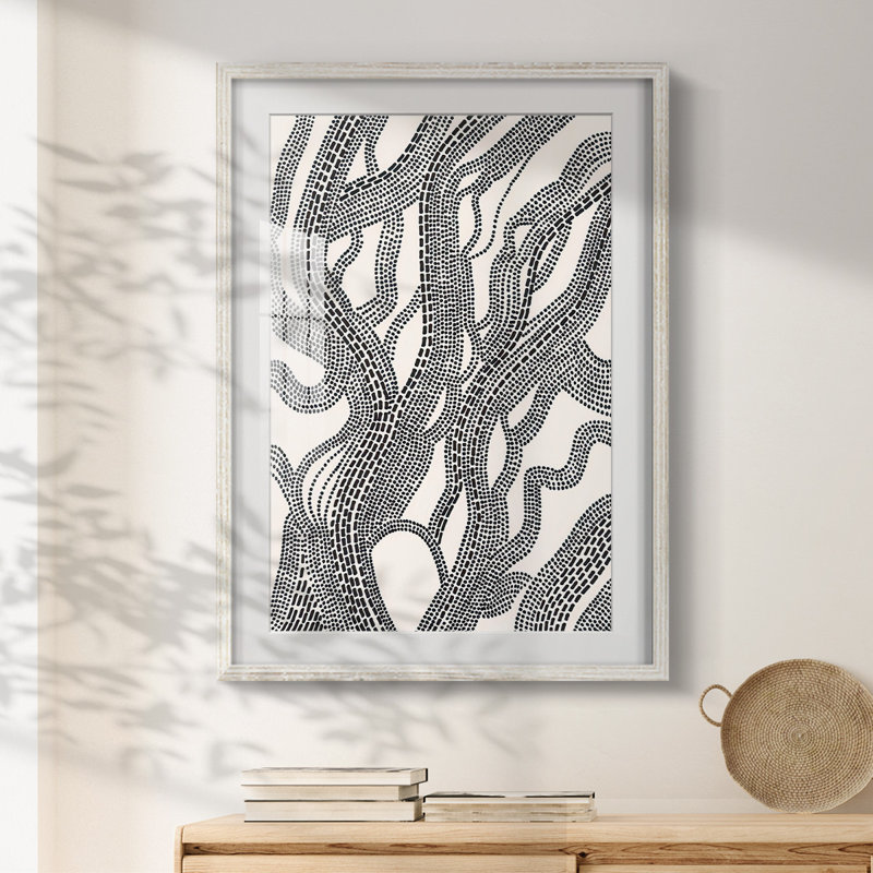 Dots and Dashes I -Framed Print