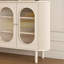 Armoire de rangement minimaliste de couleur crème-1874217048
