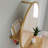 Wall-Mounted Shoe Cabinet With Mirror