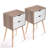 Coldiron Drawer Mid-Century Nightstand-481405688