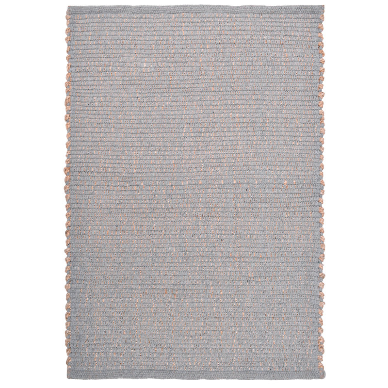Colston Jute and Cotton Braided Farmhouse Rug, Rectangle 2' x 3'