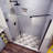 Belmore 73.25" x 72"  Hinged Frameless Shower Door-100965379-100965378