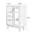 Walnut Solid Wood Sideboard