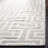 Rodgers Hand Woven Flat Weave Wool/Cotton Geometric Rug in Ivory/Gray-1199614771