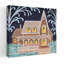 Whimsical Gingerbread House Whimsical Contemporary Winter Architecture Wall Art Print-130680335