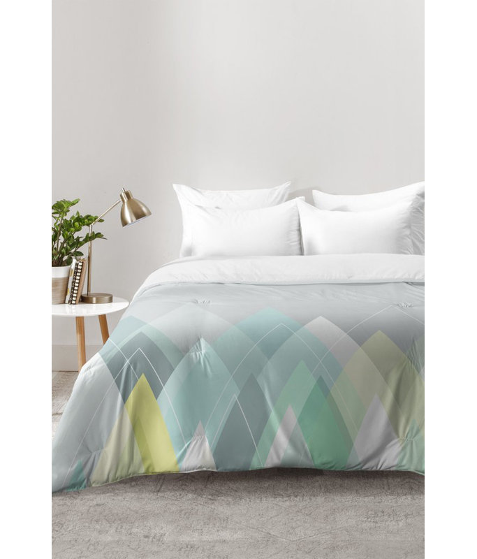 Mareike Boehmer Modern & Contemporary Polyester Geometric Shapes Comforter, Twin XL Comforter + 1 Standard Sham
