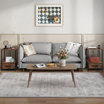 Ensemble de tables de bout avec rangement Tochi