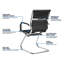 Meeting Office Reception Chair With Ergonomic Design-1642743648