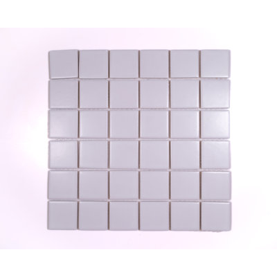2X2" Square Matte Porcelain Mosaic Tile - (Box Of 20 Sheets)