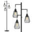 Lampe sur pied à branches 68,5 "avec 3 ampoules incluses
