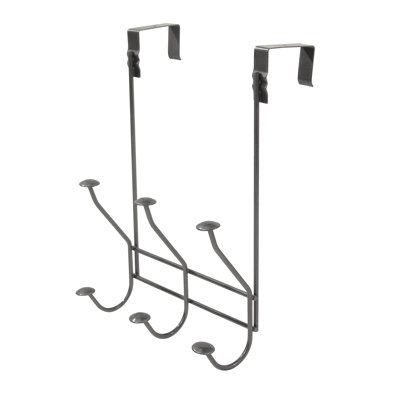 Windsor Steel Over-the-Door 6 - Hook Wall Mounted Coat Rack