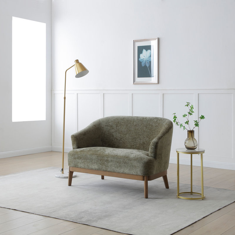 EMILY Upholstered Chenille Accent Chair