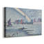 Scène de port avec arc-en-ciel - Paul Signac-Toile tendue avec châssis-1899-531755166