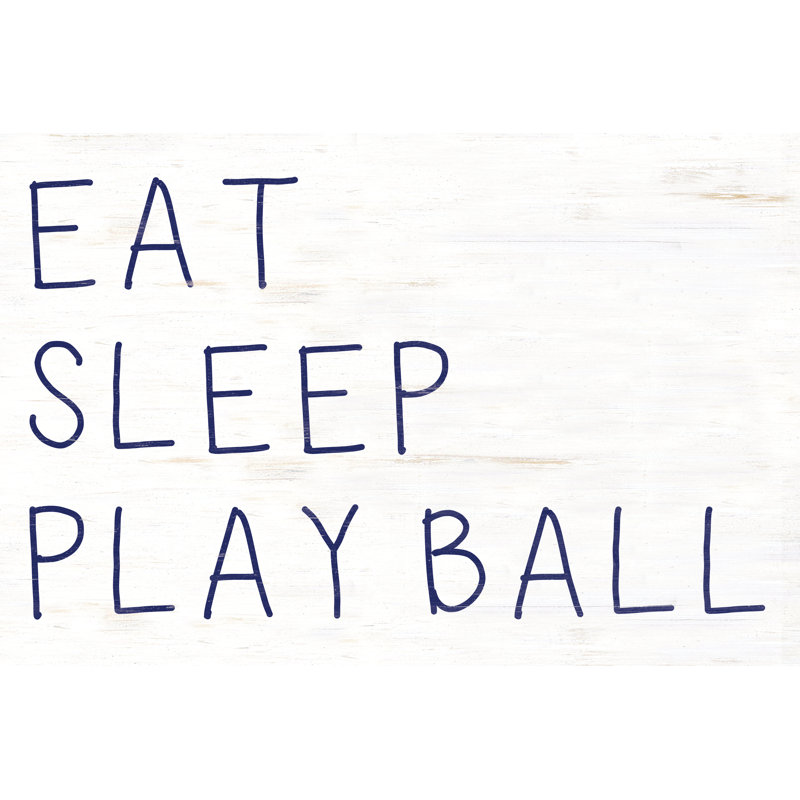 Play Ball - Wrapped Canvas Painting, 30cm H x 46cm W x 3.8cm D
