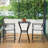 Outsunny 3pcs Patio Bar Set with Soft Cushion, Rattan Wicker for Poolside | Outdoor Furniture Set, for Backyards, Lawn, Deck