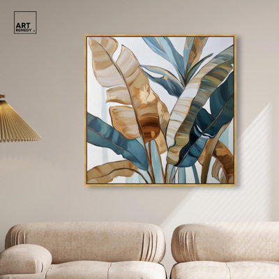 Paradise Fronds II Canvas Tropical Floral Art by