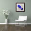 Jadaya 'Coquelicots Bleues II' by Colour Bakery Framed Graphic Art-20093463-20093464-70651579