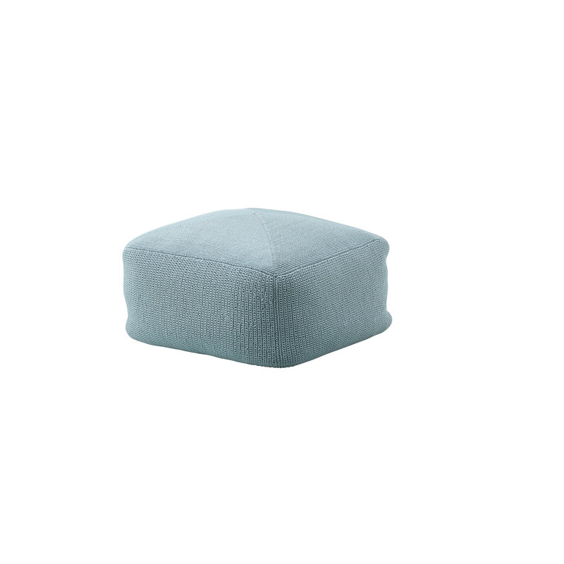 Divine Outdoor Pouf, Turquoise