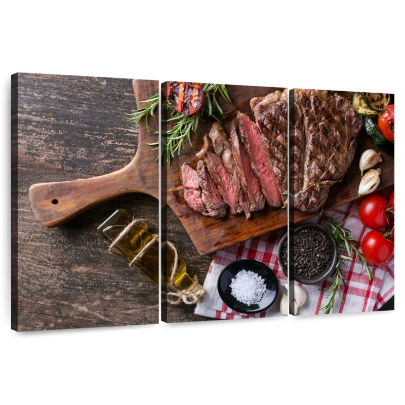 Yarlin Sliced Beef Steak, 36" H x 57" W