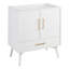 Meuble-lavabo 30 po avec lavabo encastré Novak - blanc éclatant-314483196-313758704