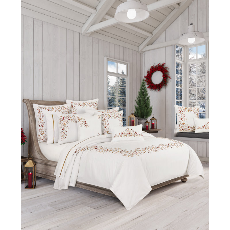 Housse de couette Juniper 3 pièces Ensemble, Housse de couette très grand et 2 très grandes t