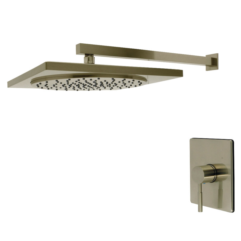 Kingston Brass Concord Single-Handle Pressure Balanced Shower Faucet, Brushed Nickel