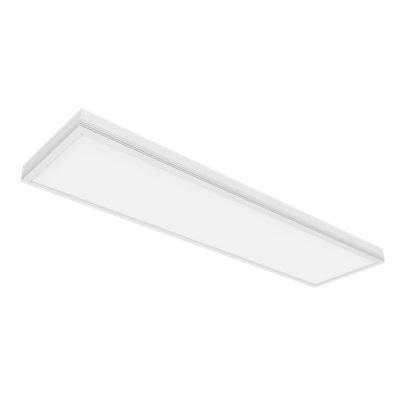 4 ft. x 12 in. White Back-Lit LED Flush Mount Ceiling Light 4500lm 120V Dimmable Kitchen Light