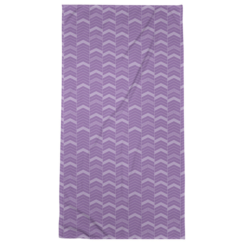 Stephenie Beach Towel, Floral Purple/Light Purple